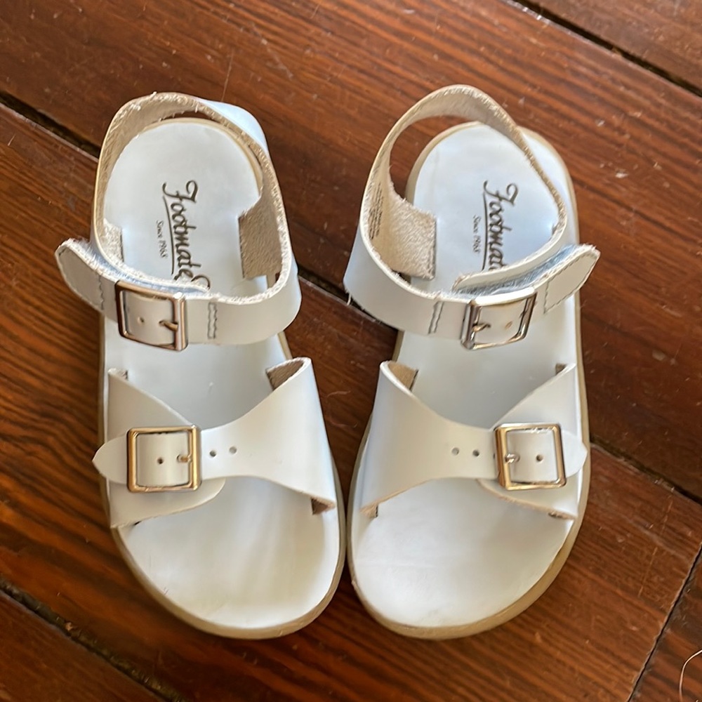 Pale Blue Footmates Sandals Size 9